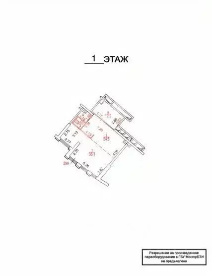 Торговая площадь в Москва ул. Лобачевского, 120к1 (78 м) - Фото 2