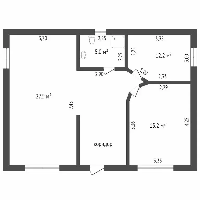 Дом в Севастополь, садоводческое товарищество Энергетик, 2 (70 м) - Фото 0