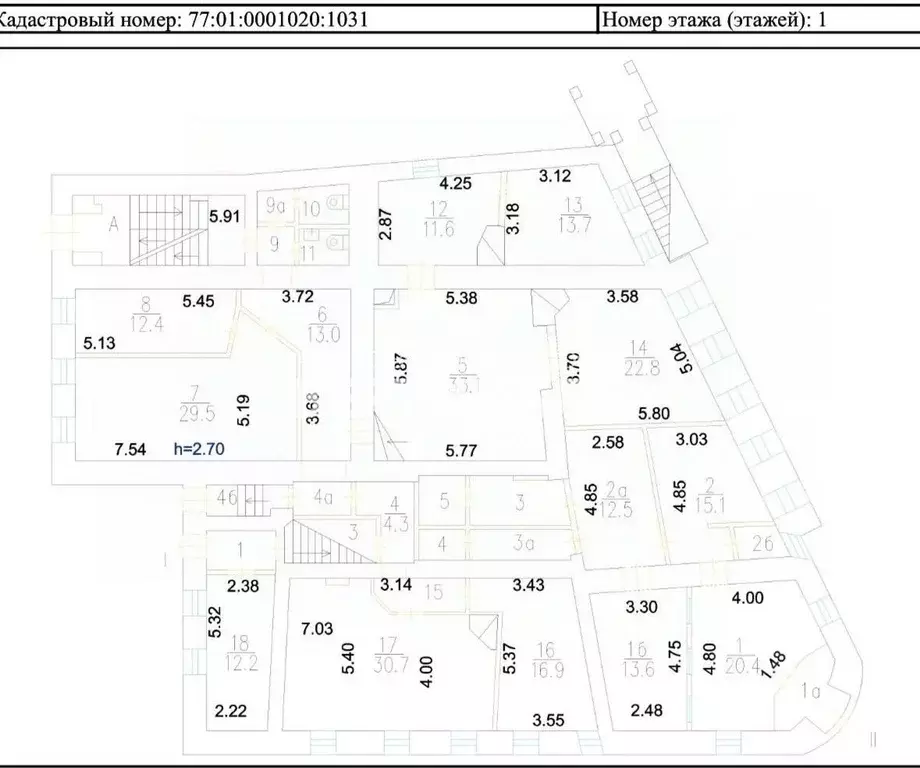 Помещение свободного назначения в Москва Яузская ул., 1/15С1 (315 м) - Фото 1