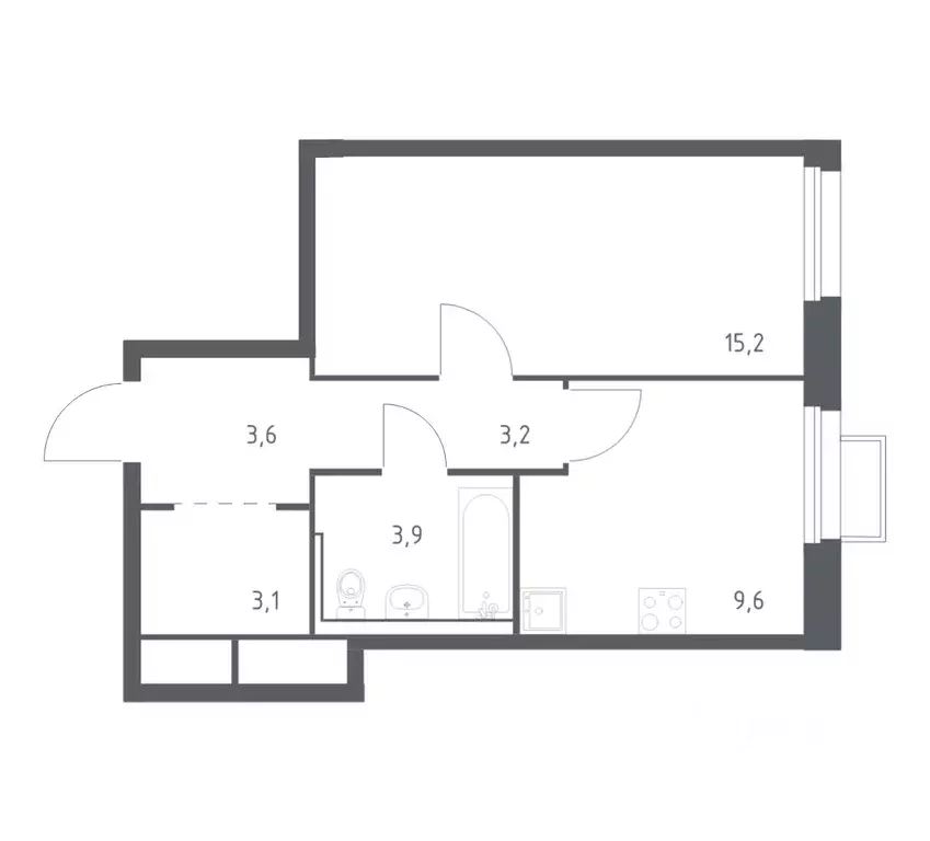 1-к кв. Приморский край, Владивосток ул. Сабанеева, 1.1 (38.6 м) - Фото 1