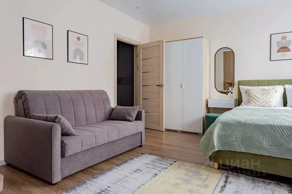Студия Краснодарский край, Сочи ул. Искры, 88к2 (36.0 м) - Фото 1