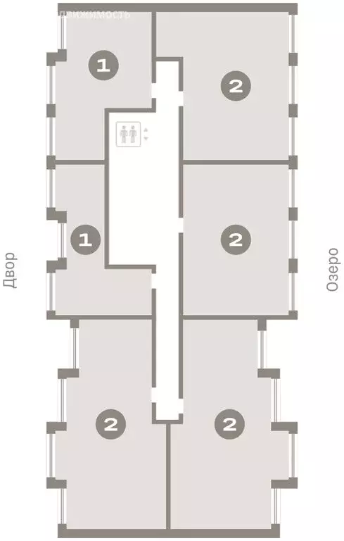 3-комнатная квартира: Тюмень, улица Муравленко, 9к1 (78.08 м) - Фото 2