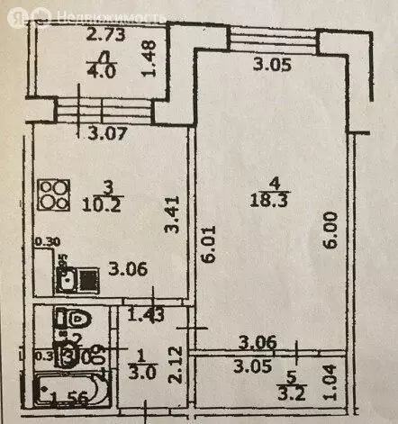 1-комнатная квартира: Уфа, Грозненская улица, 71/3 (37.7 м) - Фото 0