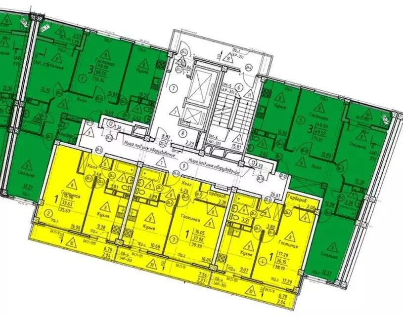 3-к кв. Пензенская область, Пенза ул. Генерала Глазунова, 11 (71.31 м) - Фото 2