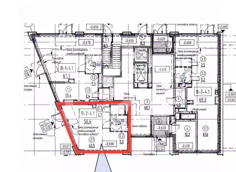 Торговая площадь в Москва 4-я оч., Шагал жилой комплекс, к2.4 (50 м) - Фото 2