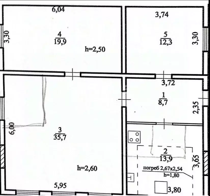 Дом в Забайкальский край, Чита Рыбачий пер., 17 (95 м) - Фото 1