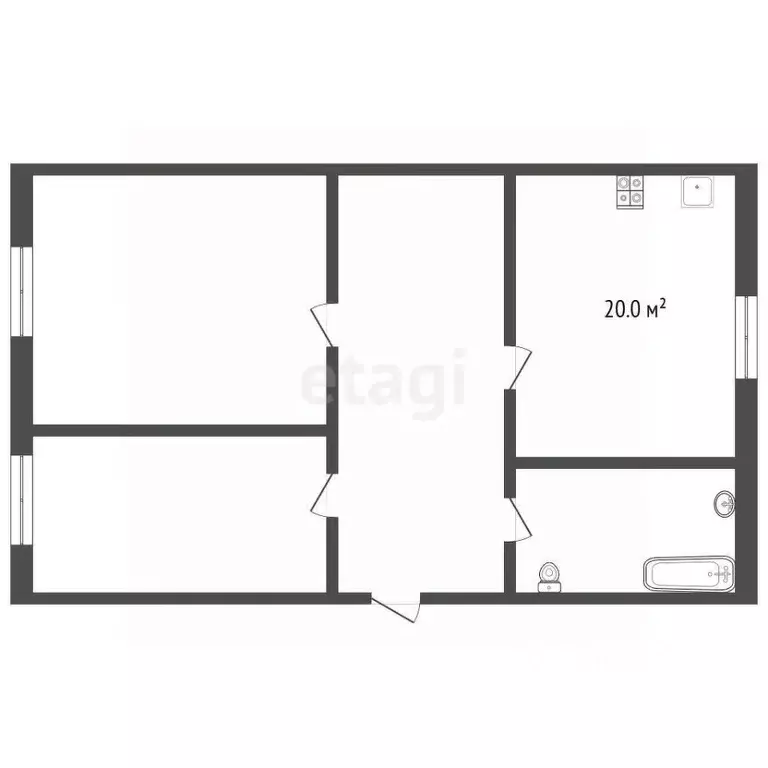 2-к кв. Ставропольский край, Железноводск ул. Ленина (79.6 м) - Фото 2