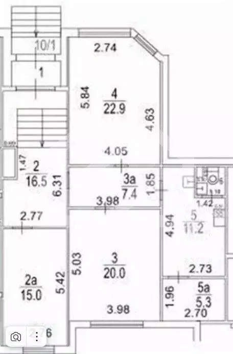 Помещение свободного назначения в Москва ул. Клары Цеткин, 29К1 (102 ... - Фото 2