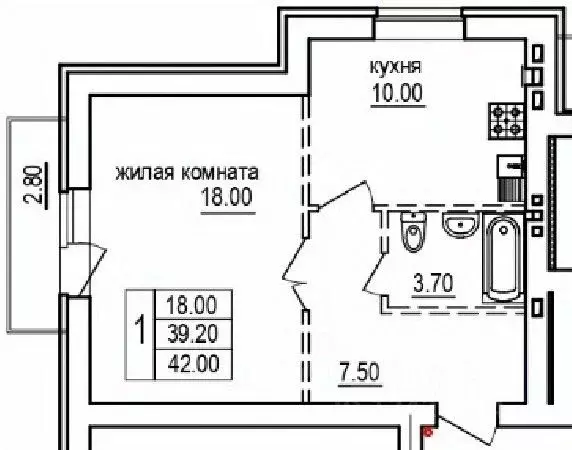 1-к кв. Саратовская область, Саратов пос. Мирный, На Благодатной жилой ... - Фото 0