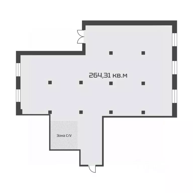 Офис в Санкт-Петербург Московский просп., 114 (264 м) - Фото 2