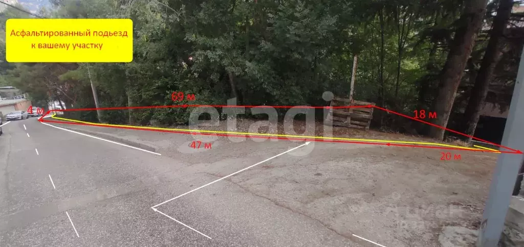 Участок в Крым, Ялта ул. Ленинградская (8.0 сот.) - Фото 1