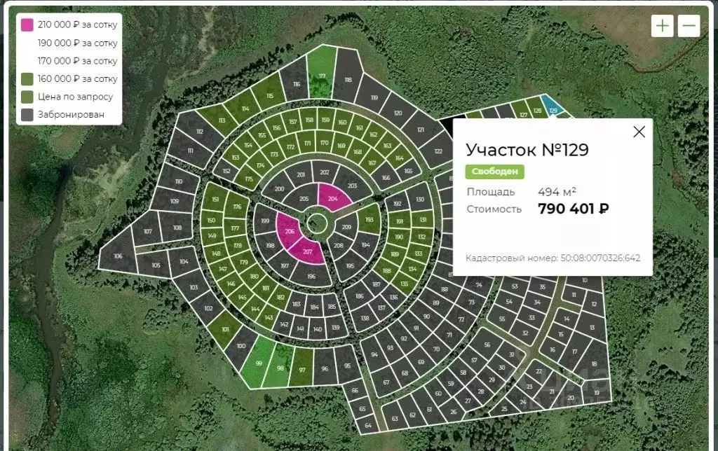 Участок в Московская область, Истра городской округ, д. Бужарово  (5.0 ... - Фото 0