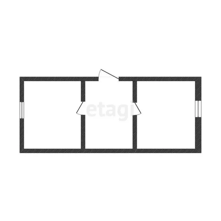 1к в 2-комнатной квартире (23.1 м) - Фото 0