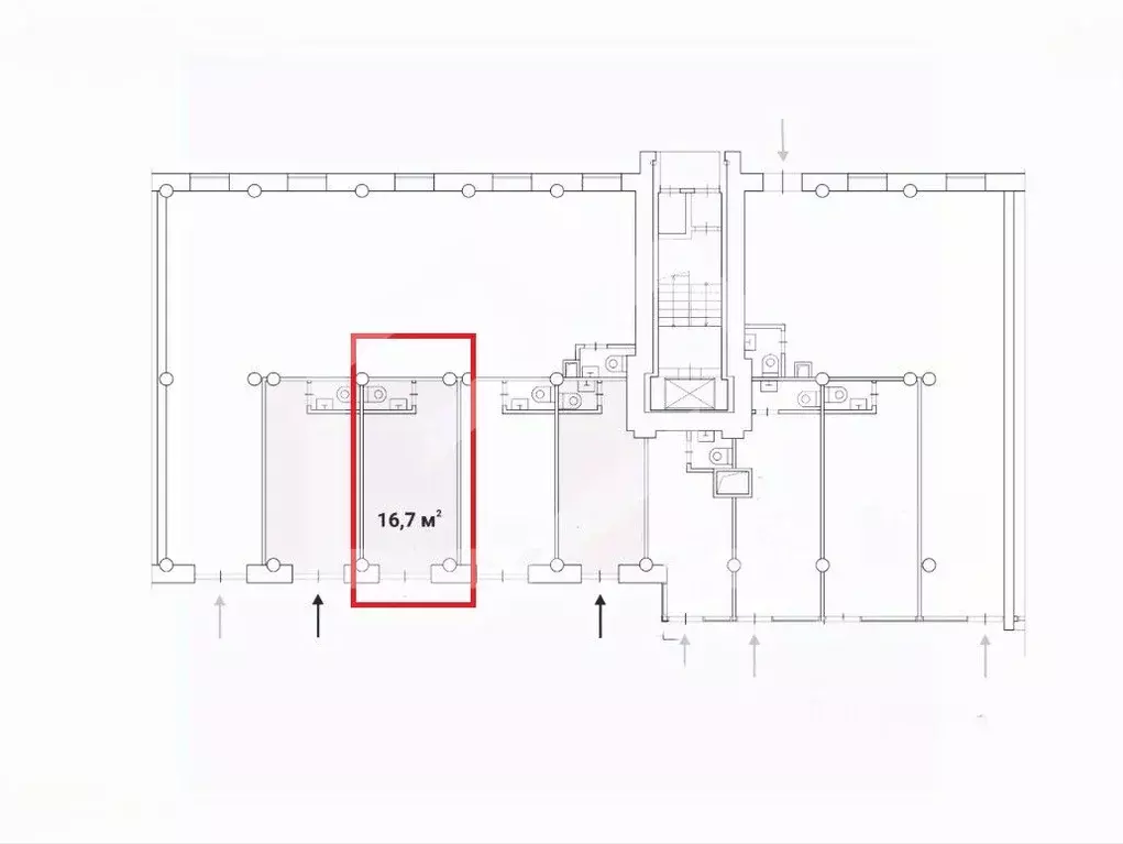 Помещение свободного назначения в Москва Планерная ул., 12К1 (17 м) - Фото 2