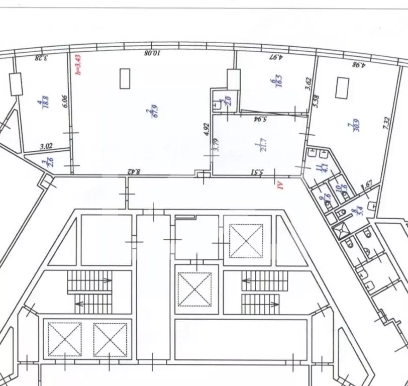 Помещение свободного назначения в Москва наб. Пресненская, 12 (200 м) - Фото 2