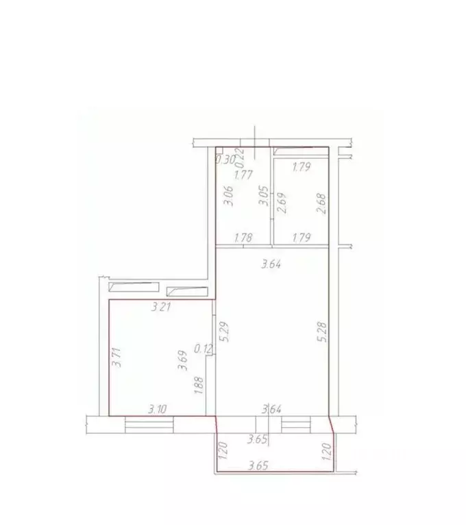 1-к кв. Татарстан, Казань ул. Сибгата Хакима, 44 (41.1 м) - Фото 2