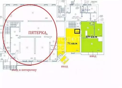 Торговая площадь в Тюменская область, Тюмень ул. Монтажников, 1/4 (440 ... - Фото 2