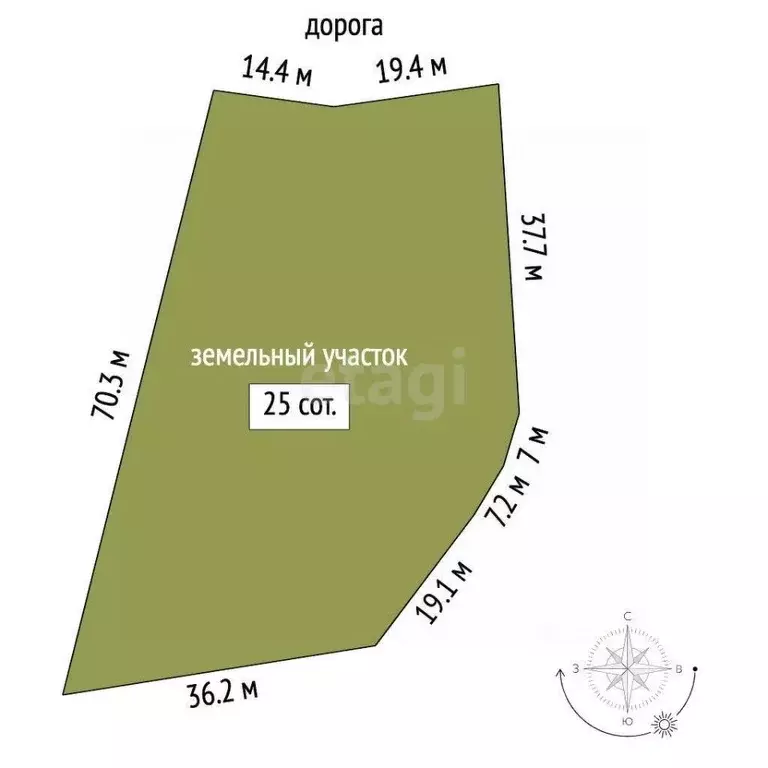 Дом в Крым, Джанкойский район, с. Новокрымское ул. Школьная (148 м) - Фото 2