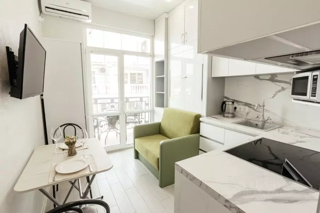 1-к кв. Краснодарский край, Сочи Сириус пгт, ул. Таврическая (32.0 м) - Фото 1