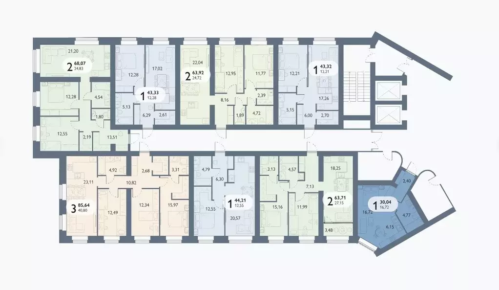 1-к кв. Брянская область, Брянский район, пос. Мичуринский, ... - Фото 2