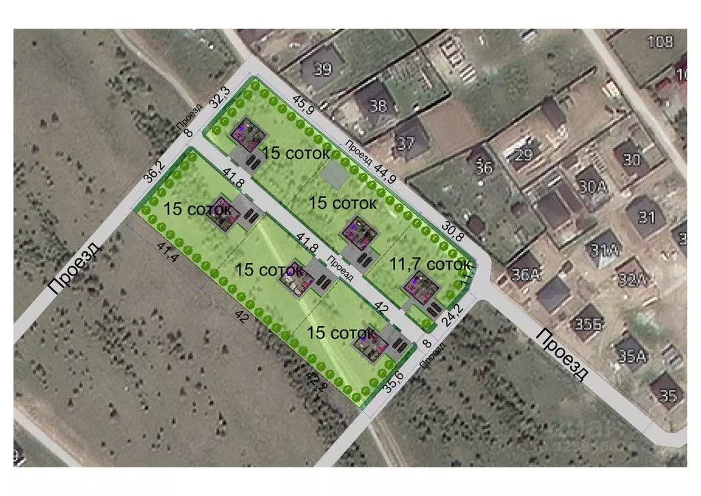 Участок в Нижегородская область, Нижний Новгород д. Малая Ельня, ул. ... - Фото 2