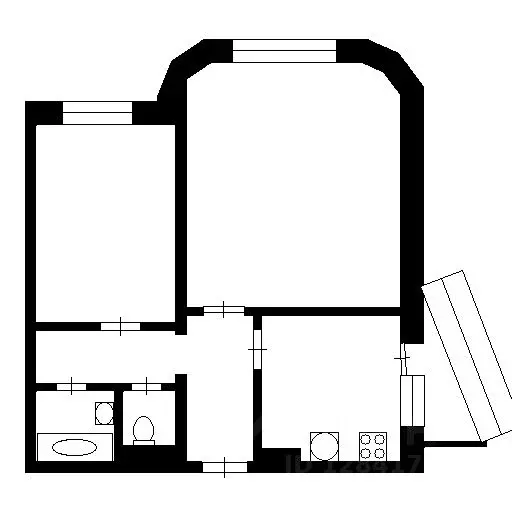 2-к кв. Красноярский край, Красноярск ул. Менжинского, 10 (54.0 м) - Фото 1