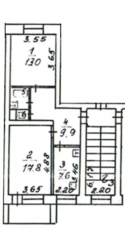 2-к кв. Московская область, Истра муниципальный округ, с. Павловская ... - Фото 1