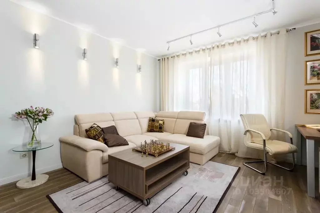 1-к кв. Калининградская область, Калининград Воздушная ул., 80 (45.0 ... - Фото 2