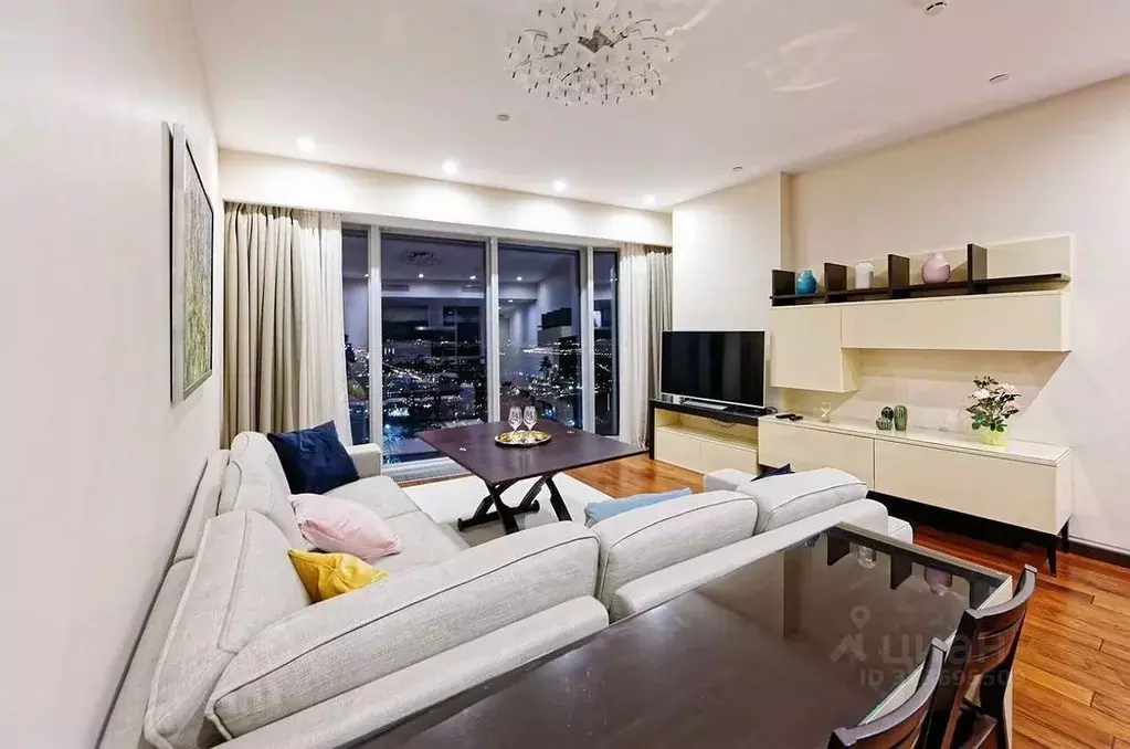 2-к кв. Москва 1-й Красногвардейский проезд, 21с1 (80.0 м) - Фото 1