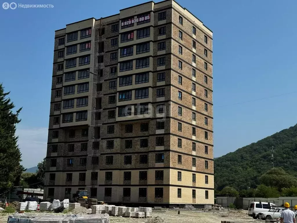 Квартира-студия: село Агой, Горная улица, 10Г (28 м) - Фото 1