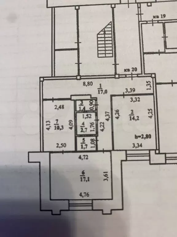 2-к. квартира, 65 м, 1/4 эт. - Фото 0