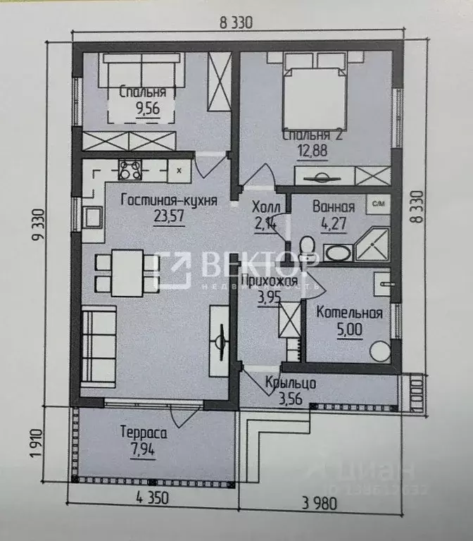 Дом в Ивановская область, Ивановский район, Богданихское с/пос, д. ... - Фото 2
