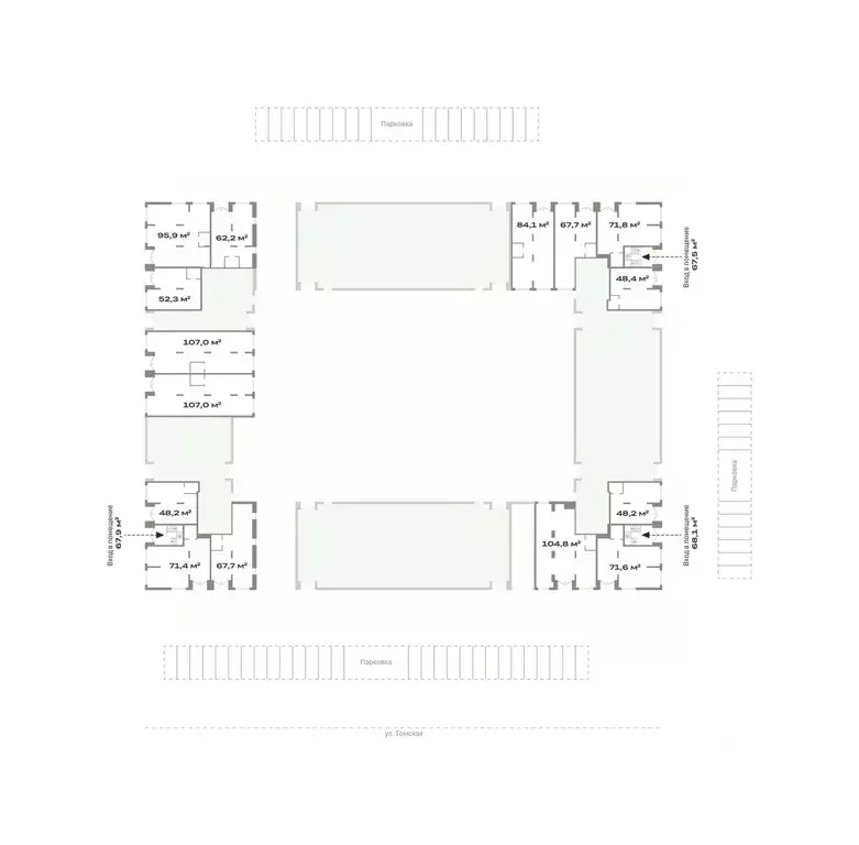 Помещение свободного назначения в Тюменская область, Тюмень ул. ... - Фото 1