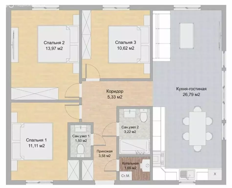 Дом в Малая Романовка, Ладожская улица, 37 (80 м) - Фото 0