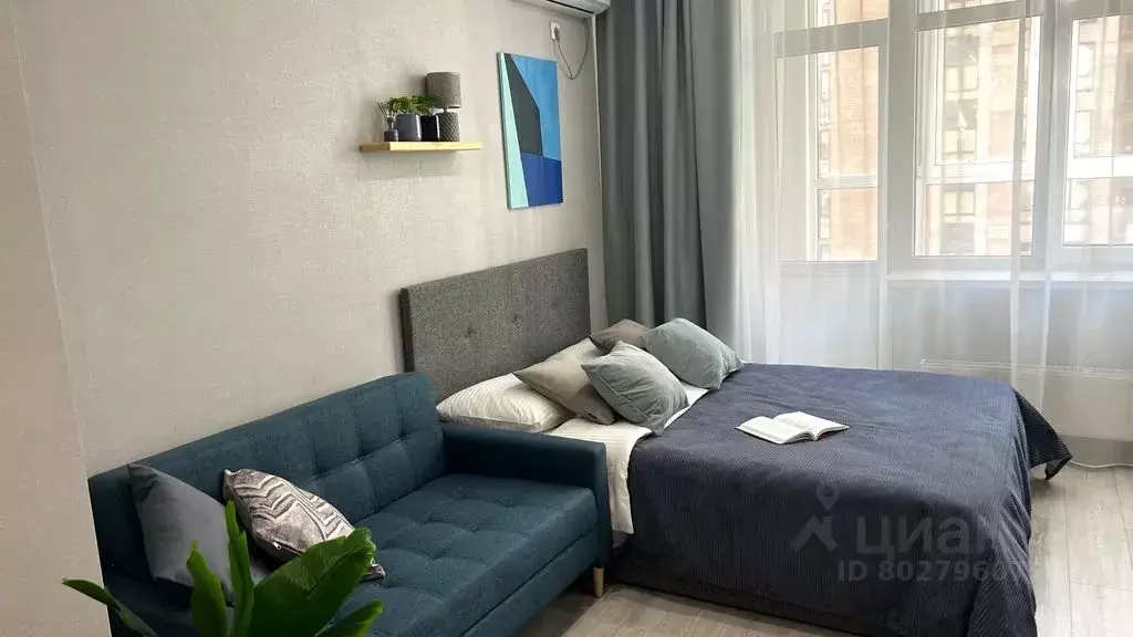 1-к кв. Краснодарский край, Краснодар ул. Им. Мурата Ахеджака, 10А ... - Фото 1