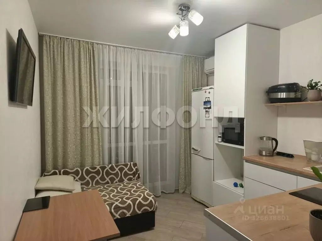 1-к кв. Новосибирская область, Новосибирск ул. Николая Островского, 60 ... - Фото 1