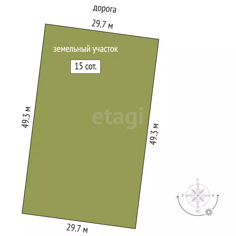 Участок в Тюменская область, Заводоуковский муниципальный округ, ... - Фото 1