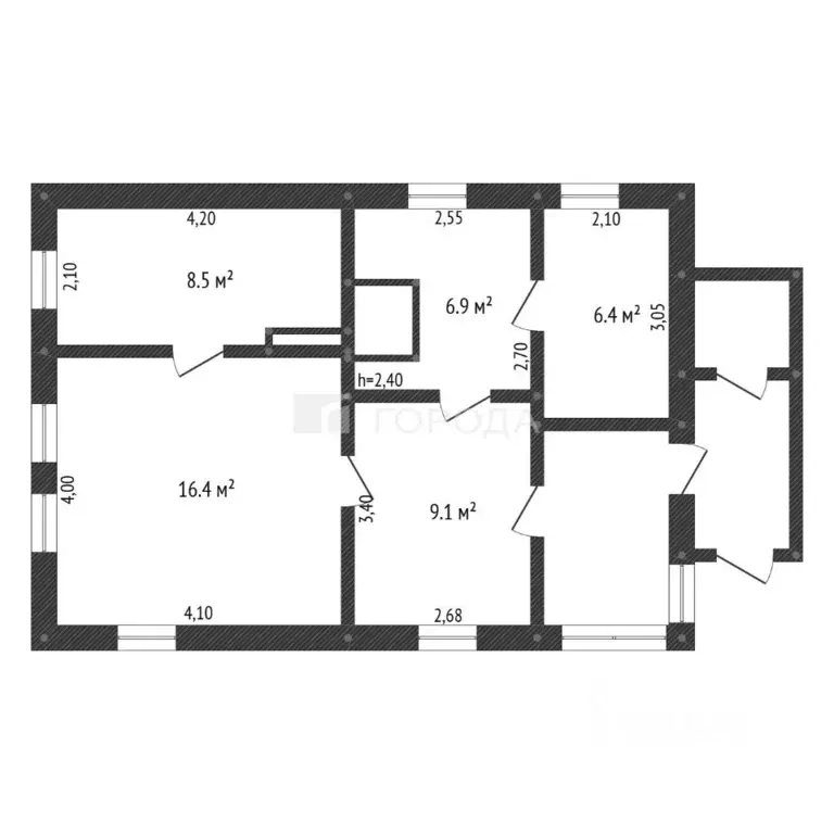 Дом в Кемеровская область, Киселевск ул. Николаева, 12 (67 м) - Фото 2