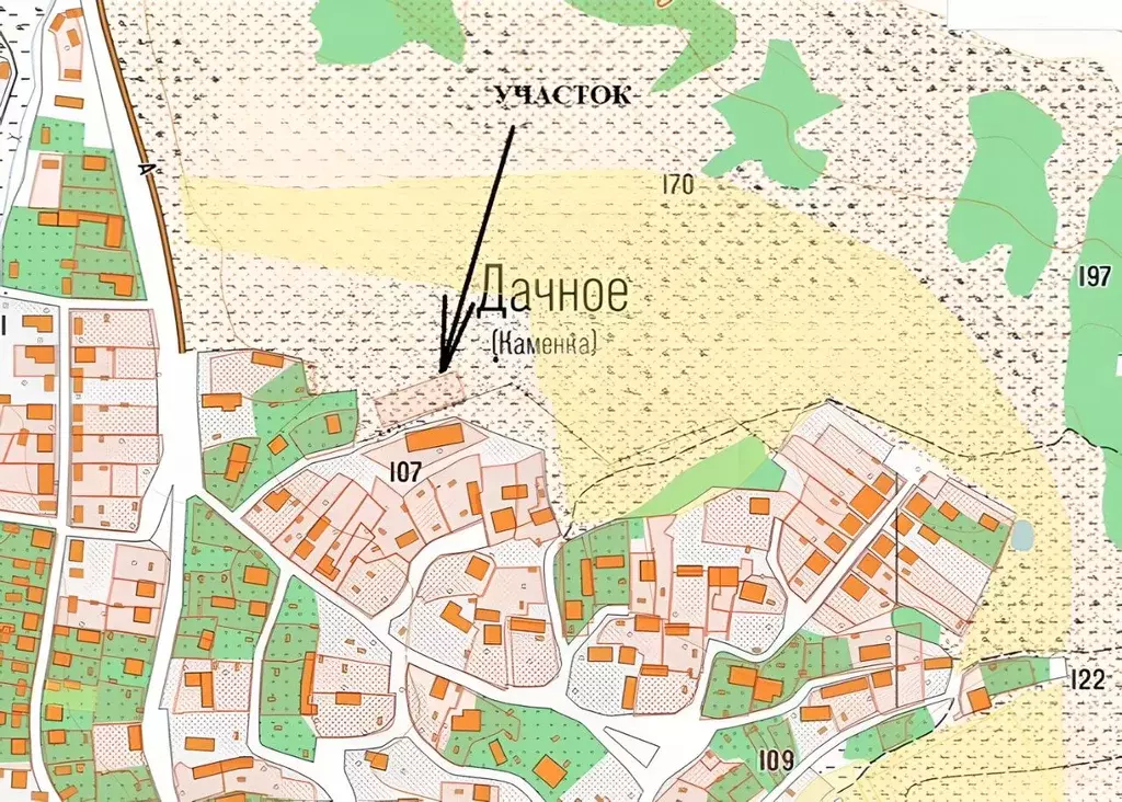 Участок в Крым, Судак муниципальный округ, с. Дачное ул. Десантная ... - Фото 1