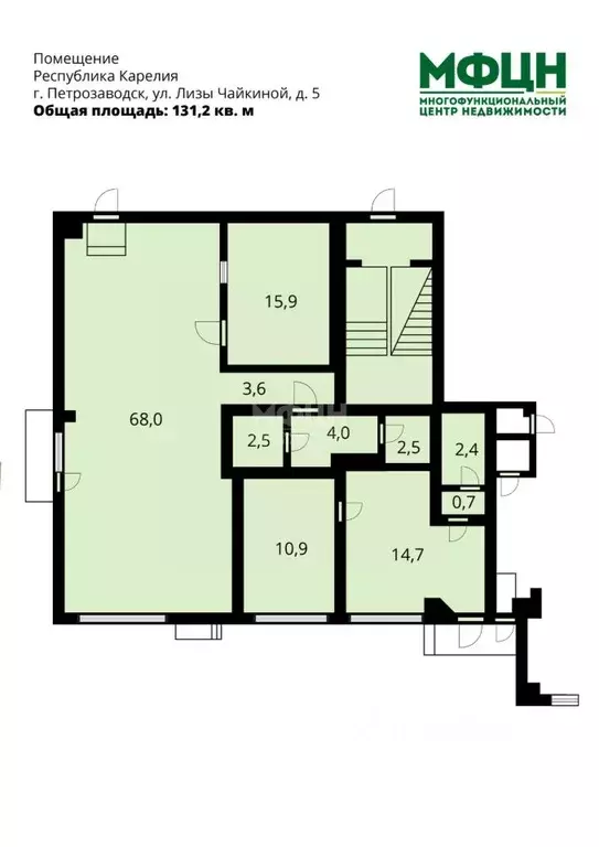 Помещение свободного назначения в Карелия, Петрозаводск ул. Лизы ... - Фото 2