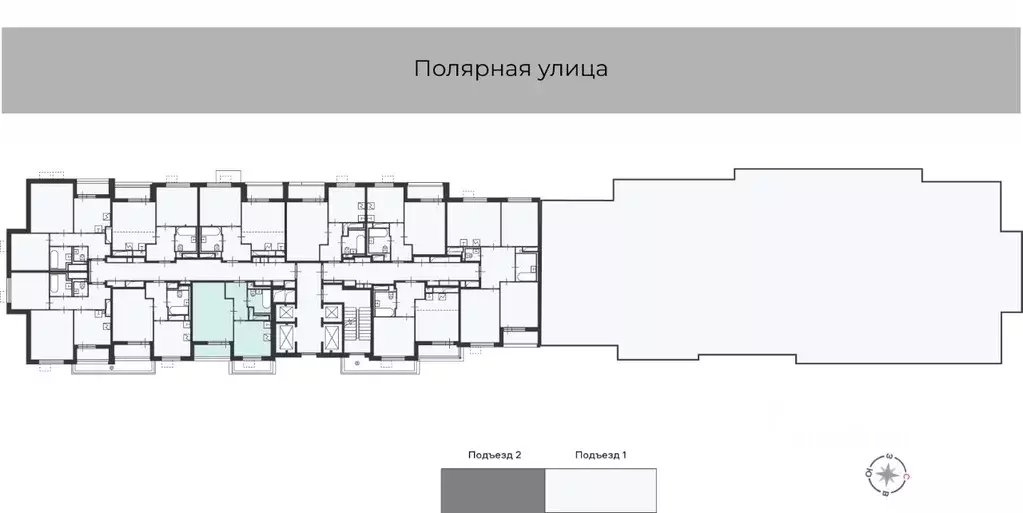 1-к кв. Москва Полярная ул., 16К1 (41.24 м) - Фото 2