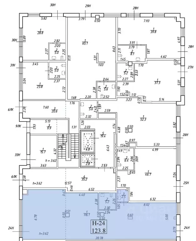Помещение свободного назначения в Санкт-Петербург просп. Энгельса, 27Т ... - Фото 1