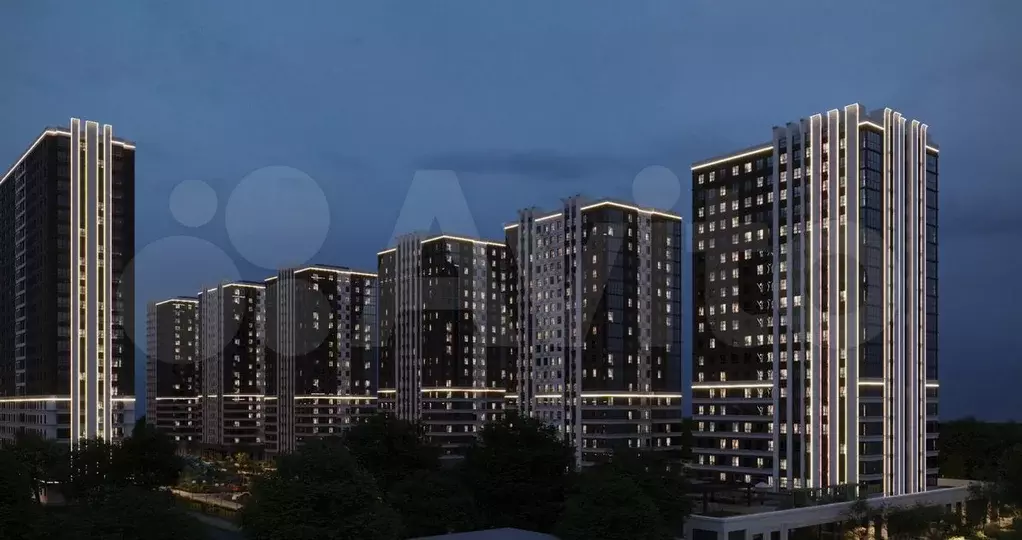 3-к. квартира, 80 м, 20/25 эт. - Фото 1