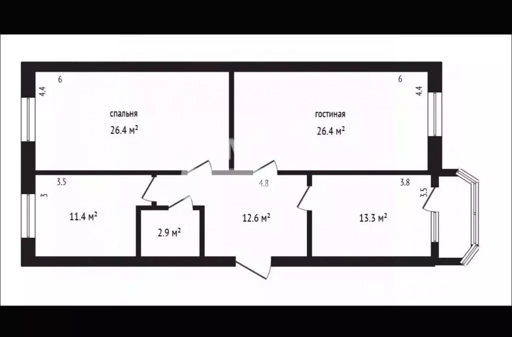 3-к кв. Дагестан, Дербент Приморская ул., 1 (94.6 м) - Фото 2