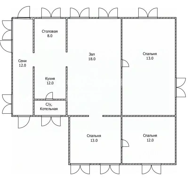 Дом в Ульяновская область, Ульяновск Профсоюзная ул. (80 м) - Фото 1