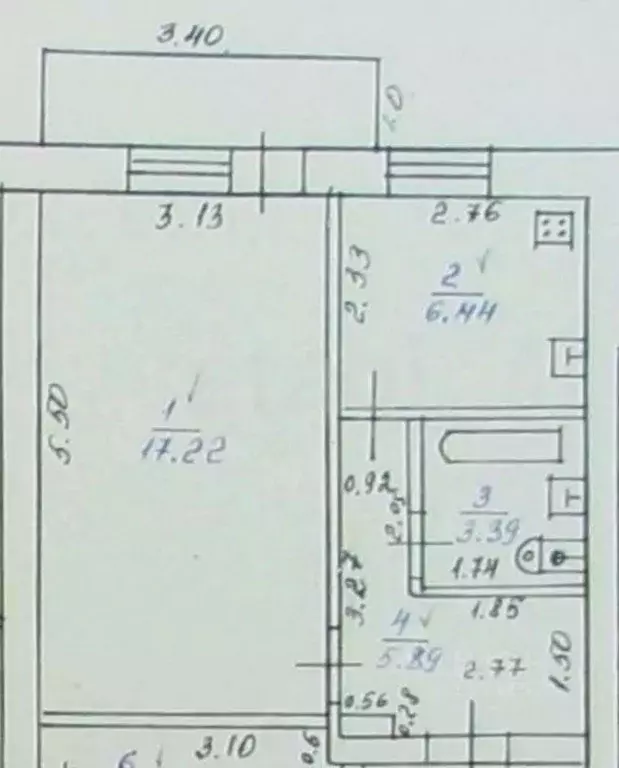 1-к кв. Ульяновская область, Ульяновск пер. 2-й Пархоменко, 33 (32.9 ... - Фото 2