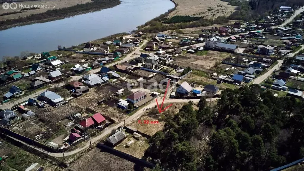 Участок в Томский район, село Кафтанчиково (7.32 м) - Фото 0