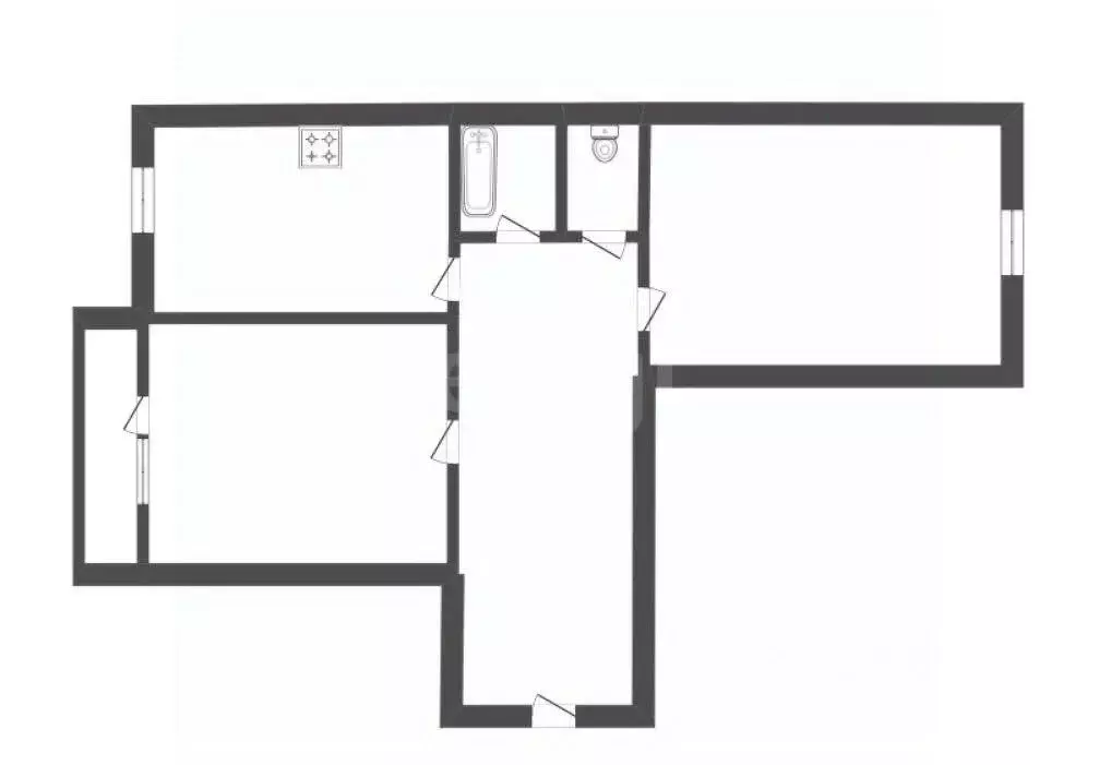 2-к кв. Воронежская область, Борисоглебск Аэродромная ул., 11 (48.1 м) - Фото 2
