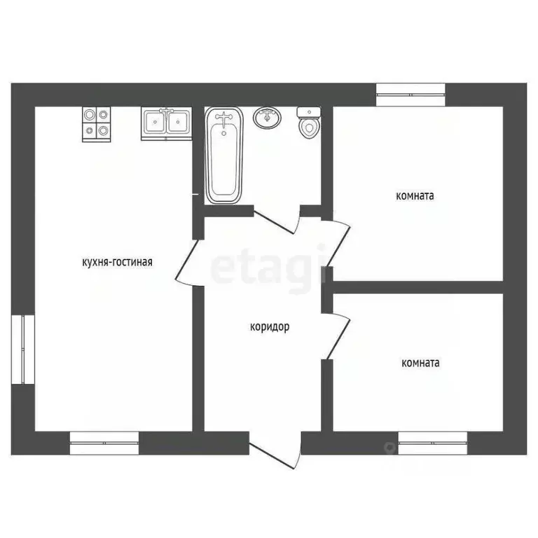 Дом в Севастополь Подорожник садоводческое товарищество, 42 (73 м) - Фото 2