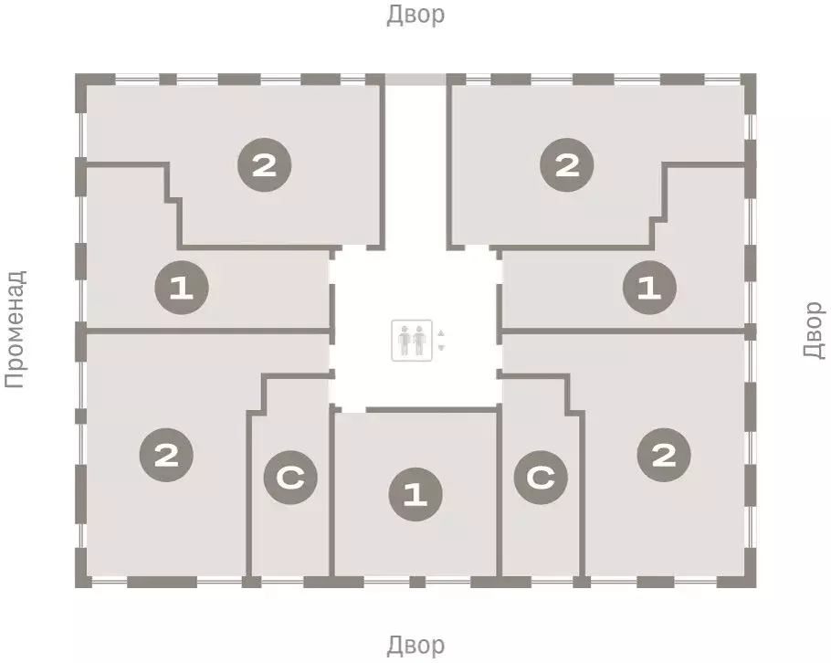 2-комнатная квартира: Екатеринбург, улица Войкова, 15 (69.89 м) - Фото 1